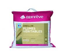 Blanrêve Oreiller Plume 60 x 60 , Blanc