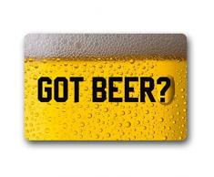 GOT Bière humoristique Paillasson Intérieur/extérieur en caoutchouc antidérapant Paillasson pour porte avant de terrasse