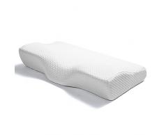 ZoneYan Oreiller Ergonomique Cervical Orthopedique, Oreiller Mousse Mémoire de Forme, Oreiller Cervicales Douloureuses Côté, Coussin Ergonomique Cervical Bultex