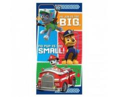 Kids Licensing - PW16029M - Serviette de Plage - Microfibre Paw Patrol Big et Small
