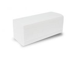 SemyTop Papier Essuie-Mains en ZZ-pliage, 2 couches, très blanc, 24 x 21 cm (3200 pcs)