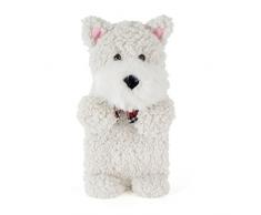 Bouillottes Peluche Bouillotte Eau Chaude Cocooning Chauffe Lit Gris Blanc Noir Arc-En-Ciel Chien Licorne (BlancChien)