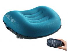 TREKOLOGY Oreiller de Voyage, Coussin Gonflable,Le Camping, Randonnée, Pliable,Compact,Ultraléger