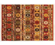 Kilim Carpets by Jalal Tapis Kilim Sivas 3 Rouge/Multicolore 160 x 230 cm