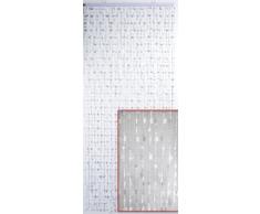 Rideau de porte déco perles plates blanches 55050102