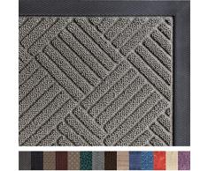 Gorilla Grip The Original (TM) antidérapant Tapis de Sol en intérieur et en extérieur, Durable, Grattoir à Chaussures, matériaux de qualité supérieure Gray: Diamond
