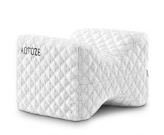AOTOZE Oreiller orthopédique pour Genou, Coussin Jambes Ergonomique pour Les Hanches, Le Dos, Les Jambes, Les Genoux, Choix idéal pour Dormir sur Le côté