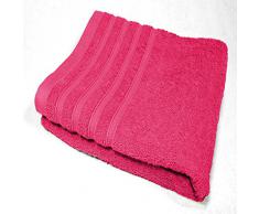 douceur dintérieur drap de douche 70x130 cm eponge vitamine fuchsia
