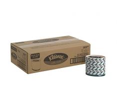 Kleenex 8826 Boîtes de mouchoirs ovales, 10 paquets de 64 formats, 3 épaisseurs, Doux et résistant, Sans parfum, Couleur : Blanc, Collection, 08826000