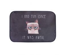 Sundautumn Paillasson Tapis Humour dEntrée Absorbant Impression Dessin Humoristique 40x60CM (Modèle E)