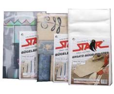 Star 2059429 Housse de repassage Coton Blanc 130 x 51 cm