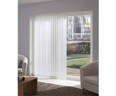 madecostore Kit Complet pour Store californien Lamelles 127 mm - 150 x 260cm - Gris