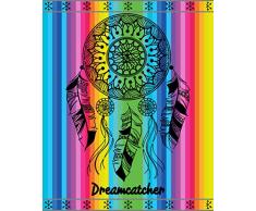 textil Tarrago EGP468 Serviette de Plage Attrape-rêves 100% Coton égyptien 90 x 170 cm