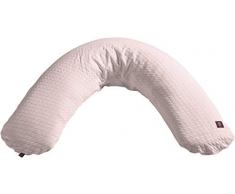 RED CASTLE, Big Flopsy, Coussin dAllaitement et de Grossesse, Oreiller Maternité, Pour Dormir et Allaiter, Soutien, Détente et Confort Optimal, Fleur de Coton, Rose