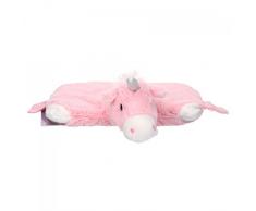 Warmies Coussin chauffant, licorne, rose, avec rembourrage naturel en millet et lavande, peluche chauffante pour le micro-onde, chauffant + apaisant