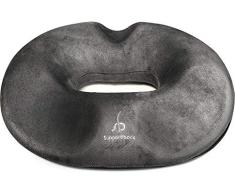 Supportiback Coussin bouée thérapeutique Confortable, soulagement des hémorroïdes, de la Prostate, Post-Natal, Post-opératoire, escarres