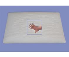 supply24 Gel orthopédique Oreiller Coussin pour Personnes Dormant sur Le Ventre la Nuque Mousse Gel 80 x 40 x 9 cm Sommeil Coussin pour Personnes Dormant sur Le Ventre softes/Doux Coussin