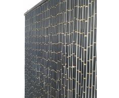 Luance Rideau de Porte Perles Bois et Bambou 90x200cm (Marron foncé 5501392)