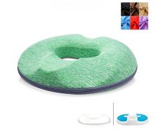 Oreiller Butt - Donut Seat Cushion Soulagement de la douleur Hemmoroid Treatment, Bed Sores, Prostate, Coccyx, Sciatica, Pregnancy, Post Natal Chirurgie orthopédique - Oreiller assis ferme