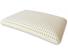 Marcapiuma â Coussin en Latex modÃ¨le Savon â Oreiller en Latex perforÃ© Ultra Respirant Repos Naturel et sain 100 % Mousse de Latex Ergonomique amÃ©liore Les tensions cervicales FabriquÃ© en Italie