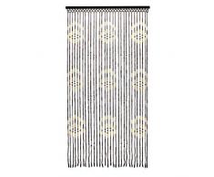 JVL Provence en Bois à Suspendre en Perles de Porte Rideau de flèches décran, Multicolore, 90 x 180 cm