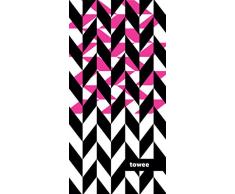 Towee Serviette de Sport, Serviette de Fitness Dynamica Rose, 50 x 100 cm