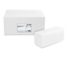 Funny Papier Essuie-Mains en ZZ-pliage, 2 couches, très blanc, 24 x 21,5 cm (4000 pcs)