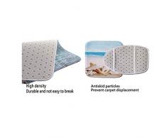 Homieco Tapis de Bain 3 Pièces Antidérapants, Couvercle de Toilette, Tapis de Tapis Moquettes Accessoires de Salle de Bain, Type 07