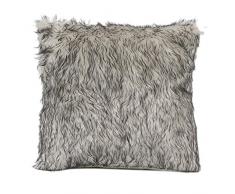puseky Housse de coussin décorative de housse de coussin de literie dhôtel de la maison doreiller de jet décoratif de fourrure de luxe (Color : Light Grey, Size : 45x45cm)