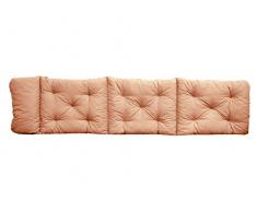 Ambientehome EVJE Coussin pour Chaise Longue, ca. 195 x 49 x 8 cm, Ton Abricot, 195x49x8 cm