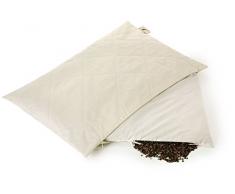 Oreiller cervical aux écales de Sarrasin BIO | Oreiller bio naturel | Dream & Dreams 30 x 40 cm