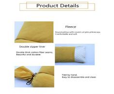 JHMAOYI Oreiller pour la colonne cervicale Oreiller en peluche de sarrasin Oreiller de massage en cassia