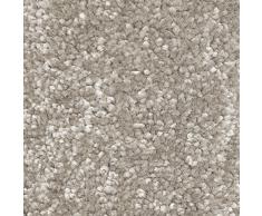 casa pura Tapis de Salon | Effet Velour : Tapis Doux | Tapis Polypropylène Résistant | Idéal Tapis Chambre | Tailles & Couleurs au Choix | Sundae - Beige, Tapis Carré 200x200 cm
