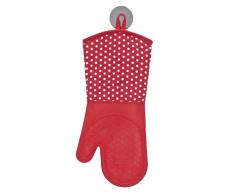 Wenko 2102168100 Lot de 2 Gants de Cuisine Silicone Rouge