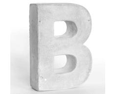 Alenio Lettres Individuelles en béton en 3D Zement Home Lettres décoratives Hauteur 15 cm