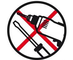 GARDINIA Tringle à rideau, Fixation par pression, Barre extensible en métal, Pose sans vis et sans perçage, Diamètre: 23/26 mm, Longueur: 80-130 cm, Blanc