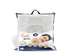 Sweetnight - Oreiller Premium Ergonomique | 65x65 cm | Maintien des cervicales | Moelleux et Respirant | Soutien ferme | Qualité Hotellerie de Luxe