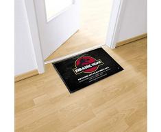 1art1® Humour Paillasson Essuie-Pieds - Jurassic Home, Zu Hause Mit Mama Und Papa (60 x 40 cm)