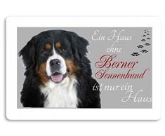 Creativ Deluxe Imprimé Animalier Chien paillasson avec Inscription Humoristique innenmatte Tapis motivfussmatte «Bouvier Bernois»