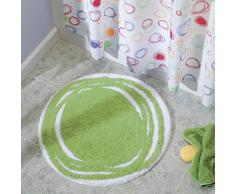InterDesign Doodle rideau douche, rideau baignoire et douche 183,0 cm x 183,0 cm en polyester, rideau de bain avec motif graphique, coloré