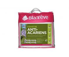 Blanrêve Couette Anti-Acariens Toutes Saisons Blanc 140 x 200
