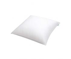 RECCI Oreiller 60 x 60 cm, Hauteur réglable avec Poids de Remplissage env. 1350g, Oreiller Solide de Haute qualité, Oreiller Ersaz à Rebond Lent, Oreiller en Duvet, Oreiller Moelleux