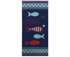 ligne dÃ©cor serviette de plage 70x150 cm eponge velours feroe