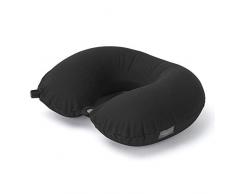 Oreiller de Voyage de, Super Doux et Gonflable, Comprend Une Mallette de Transport (Noir)