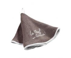douceur dintérieur essuie-main rond (0)60cm eponge cuistot taupe