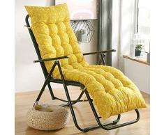 BAOFUL Coussin De Rechange pour Chaise Longue,Jardin Soleil Inclinable Coussin Meubles Coussin ExtéRieur Inclinable Remplacement 48 * 122 CM / 48 * 155 CM (à LExclusion des Chaises)