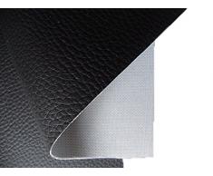 Tukan-tex Coussin en PVC pour Meuble en Similicuir Noir