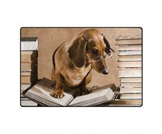 WowPrint Tapis Humoristique Lavable et léger pour Cuisine, Salle à Manger, Salon, Chambre à Coucher, décoration intérieure, 78 x 50 cm, Multicolore, 152 x 99 cm