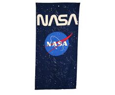 Nasa Serviette DE Plage Drap DE Plage en Microfibre Mixte (Marine, 70x140)