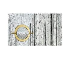 FKL Rideau de porte à fils 100 x 200 / 150 x 250 / 300 x 250 cm (19. Blanc / noir, 300 x 250 cm), 17. Weiß, 100 x 200 cm